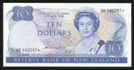 New Zealand - $10 Star Note - Hardie - NB640287* - Unc