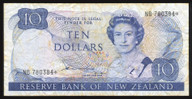 New Zealand - $10 Star Note - Hardie - NB 780384* - Fine