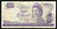 New Zealand - $2 Star Note - Knight - 9Y2 406167*