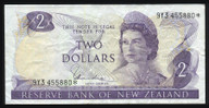 New Zealand - $2 Star Note - Hardie - 9Y3 455880* - Fine