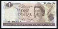New Zealand - $1 Star Note - Knight - Y91 488429* - VF