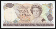 New Zealand - $1 Star Note - Hardie - AA 914622* - EF