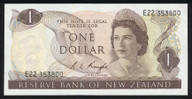 New Zealand - $1 - Knight - E22 353800 - gEF