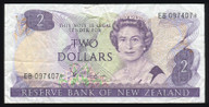 New Zealand - $2 Star Note - Hardie - EB097407* - Fine