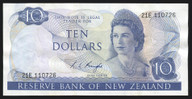 New Zealand - $10 - Knight - 21E 110726 - Fine