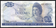 New Zealand - $10 - Knight - 21E 110729 - Fine