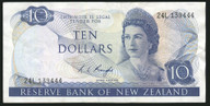 New Zealand - $10 - Knight - 24L 139444 - Fine