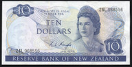 New Zealand - $10 - Knight - 24L 968556 - VF