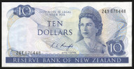 New Zealand - $10 - Knight - 24Y 676448 - Fine