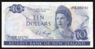 New Zealand - $10 - Knight - 25B 629782 - VF