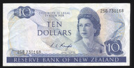 New Zealand - $10 - Knight - 25B 730168 - Fine