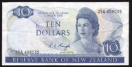 New Zealand - $10 - Knight - 25A 498035 - Fine