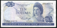 New Zealand - $10 - Knight - 25A 824779 - VF