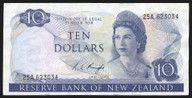 New Zealand - $10 - Knight - 25A 623034 - Fine