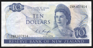 New Zealand - $10 - Knight - 24H 607814 - Fine