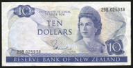 New Zealand - $10 - Hardie - 29B 025938 - Fine