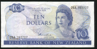 New Zealand - $10 - Hardie - 26A 783707 - Fine