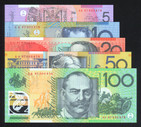 Australia - 1997 - AA Prefix - $5 $10 $20 $50 $100  - Matched Set 000878