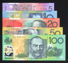 Australia - 1997 - AA Prefix - $5 $10 $20 $50 $100  - Matched Set 001682