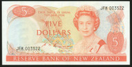 New Zealand - $5 - Russell - JFK003522 - Unc