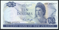 New Zealand - $10 - Knight - Star Note - 99B 492287* - gEF