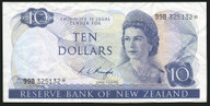 New Zealand - $10 - Knight - Star Note - 99B 325132* - Fine