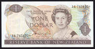 New Zealand - $1 - Hardie - Star Note - AA743430* - Unc