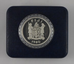 Fiji - 1980 - $10 Silver Proof Coin - Tenth Anniversary Of Independence
