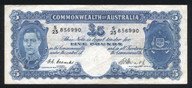 Australia - 5 Pounds - Coombs / Watt - S/23 856990 - Fine