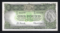 Australia - 1 Pound - HC Coombs / R. Wilson - HI/72 022379 - VF