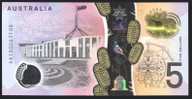 Australia - 5 Dollars - Lowe/Kennedy - R228aF - First Prefix - AA19 0063108 - Unc