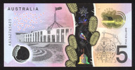 Australia - 5 Dollars - Stevens / Fraser - R224F - First Prefix - AA16 2765625 - Unc