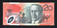 Australia - 20 Dollars - Fraser / Evans - A05 - Low Serial - CC94 000860 - Unc
