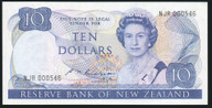 New Zealand - $10 - Russell - Low Serial - NJR000546 - Unc