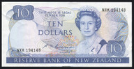 New Zealand - $10 - Russell - NXK194148 - VF