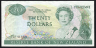 New Zealand - $20 - Hardie - Error - Wet Ink Transfer - TCF415881 - VF