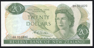 New Zealand - $20 - Wilks - BH911620 - gEF