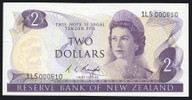 New Zealand - $2 - Knight - Low First Prefix - 1L5 000610 - Unc