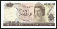 New Zealand - $1 - Hardie - Low First Prefix - E25 000781 - Unc