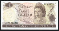 New Zealand - $1 - Hardie - Low First Prefix - E25 000322 - Unc