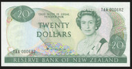 New Zealand - $20 - Hardie - Low First Prefix - TAA 000682 - aUnc