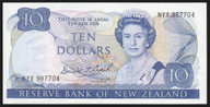 New Zealand - $10 - Brash - Last Prefix - NYX987704 - Unc