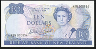 New Zealand - $10 - Brash - Low First Prefix - NXN000854 - Unc
