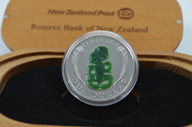 New Zealand - 2010 - Silver Dollar Proof Coin - Maori Art - Heitiki