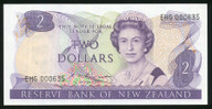 New Zealand - $2 - Russell - Low First Prefix - EHG000635 - aUnc