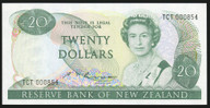 New Zealand - $20 - Russell - Low First Prefix - TCT000854 - Unc