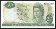 New Zealand - $20 - Wilks - Star Note - YJ031638* - Unc
