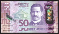New Zealand - $50 - Orr - AA21 - First Prefix - Consecutive Pair - AA21 268502 - 268503 - Unc