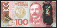 New Zealand - $100 - Wheeler - Low Serial - AT16 000063 - EF