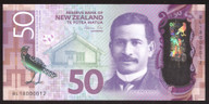 New Zealand - $50 - Wheeler - Low Serial - BL18 000012 - Fine